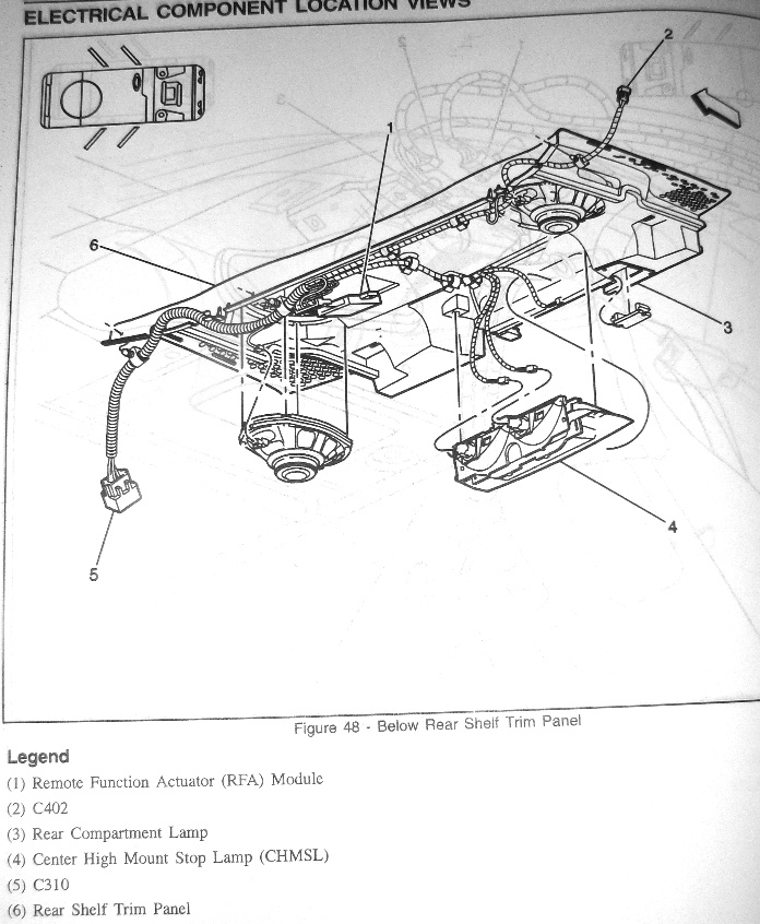 Replacing the rear deck speakers in a 2000 Park Ave. - GM ... seat wiring diagram 1997 buick park ave ultra 